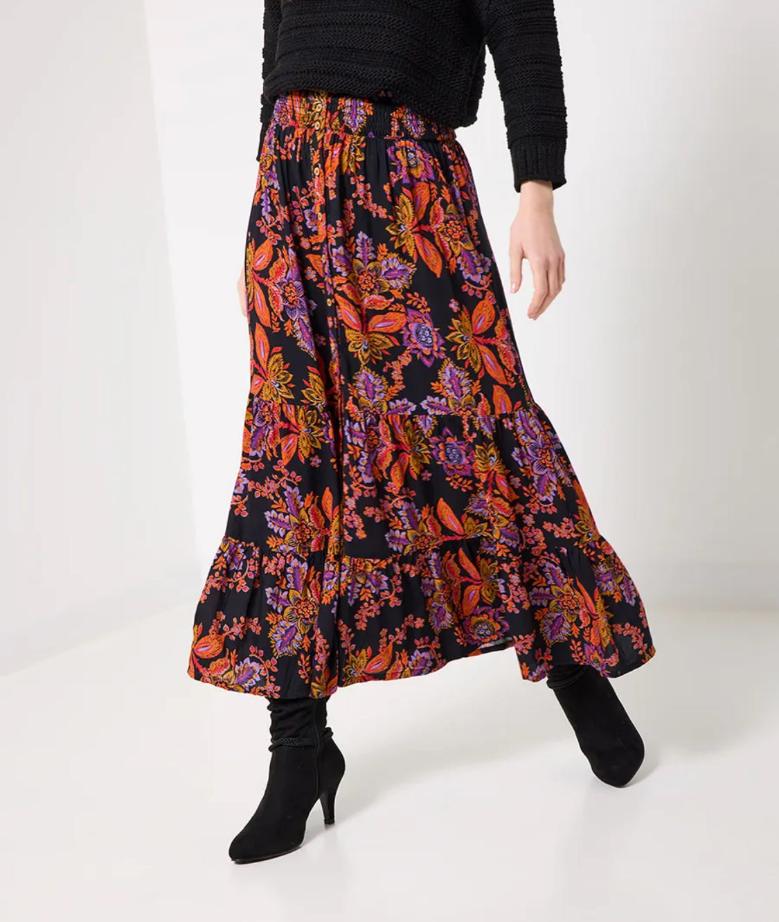 Joe Browns - Fabulous Florals Button Front Maxi Skirt