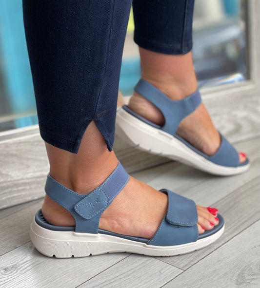 Redz - Denim Blue Strap Sandal