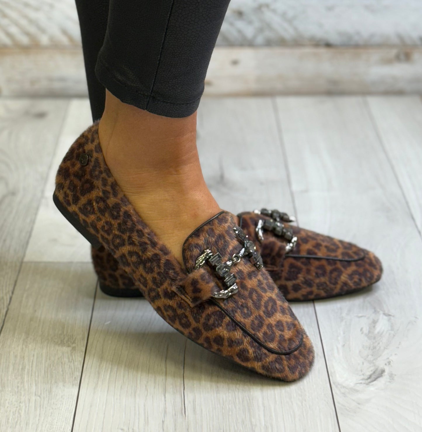 Xti - Leopard Print Loafer (144250)