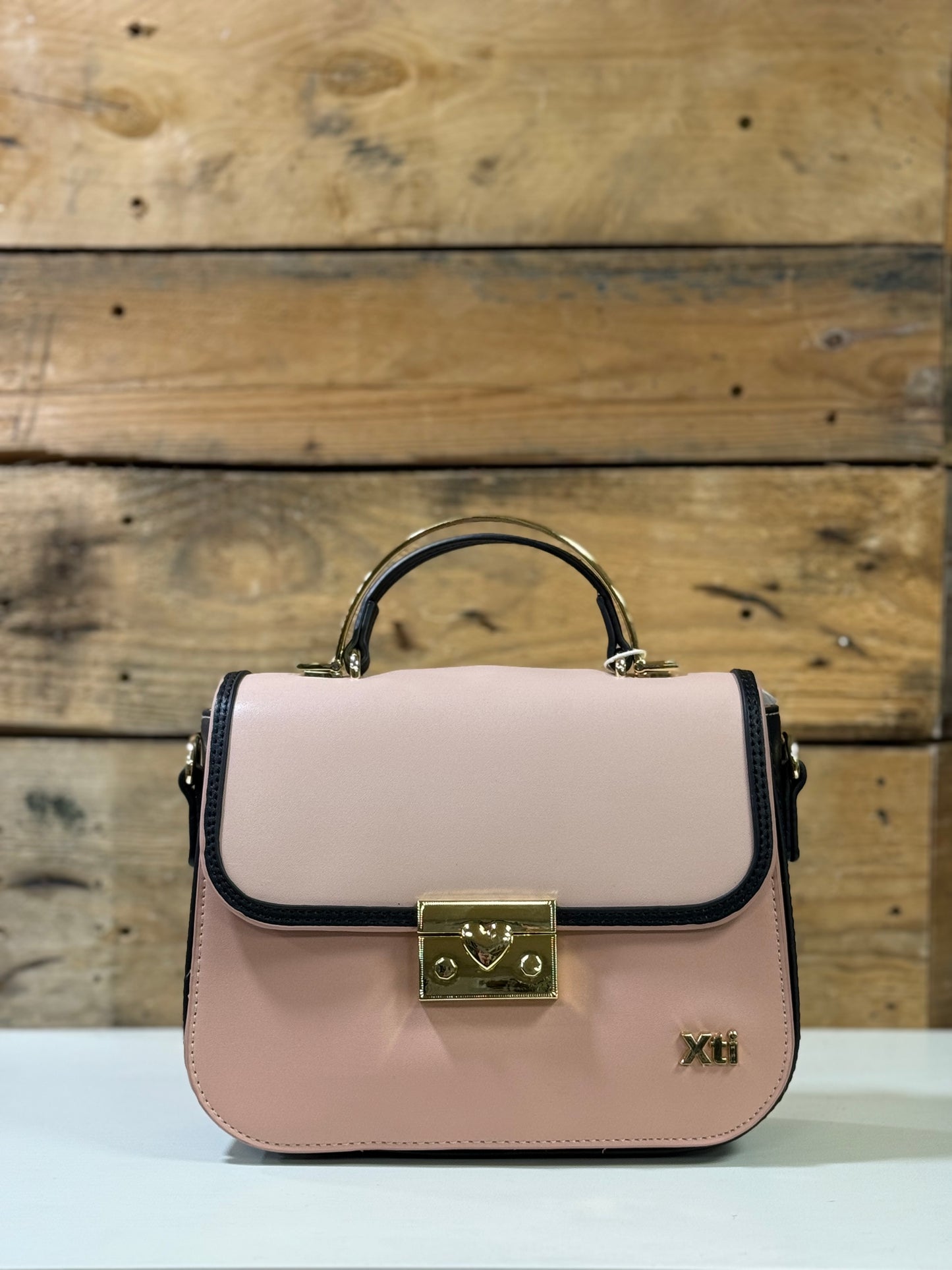 Xti - Baby Pink Combo Handbag (184505)