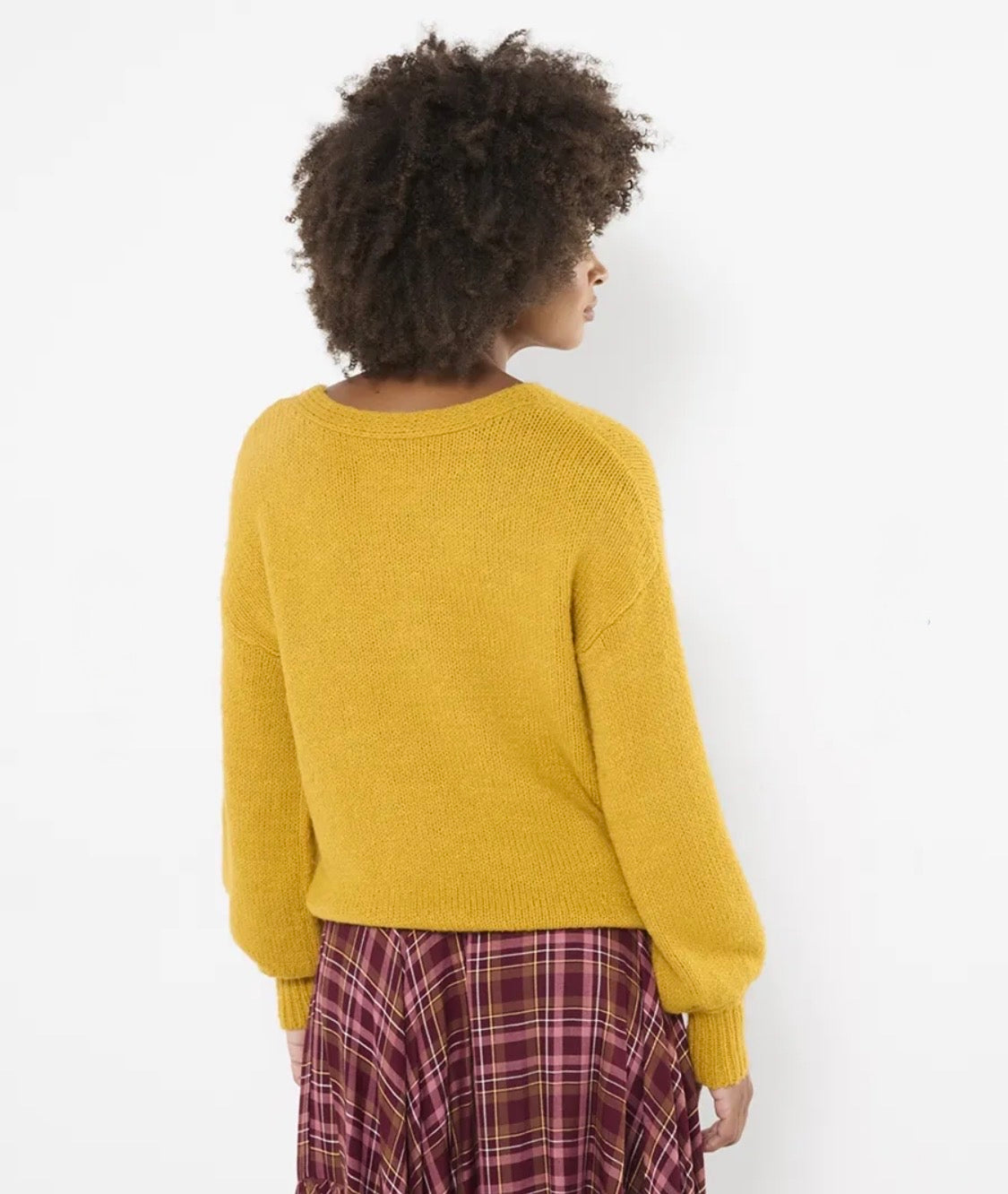 Joe Browns - Ochre Oh So Cosy V Neck Jumper