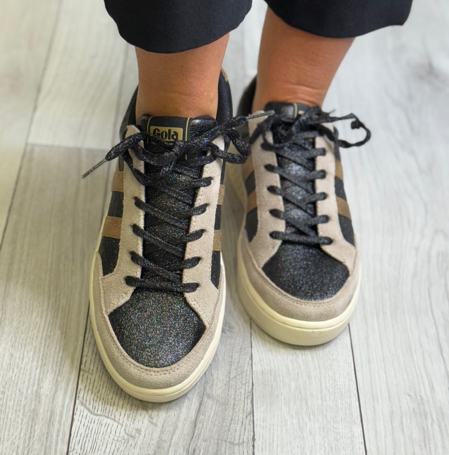 Gola - ‘Superslam Blaze 2’ Black/Bronze Trainer