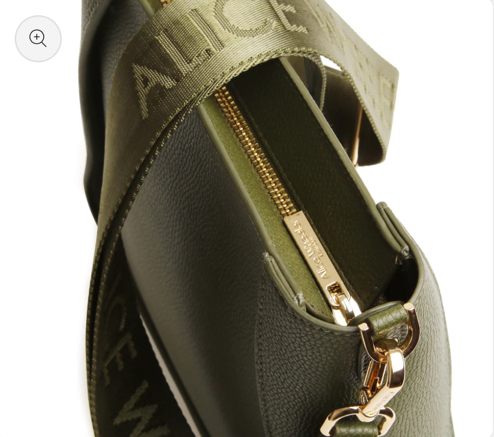 Alice Wheeler - ‘Kensington’ Olive Crossbody Bag