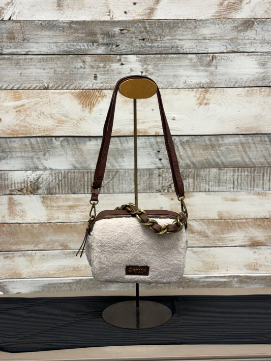Remonte -  Cream Faux Fur Crossbody (Q0645-80)