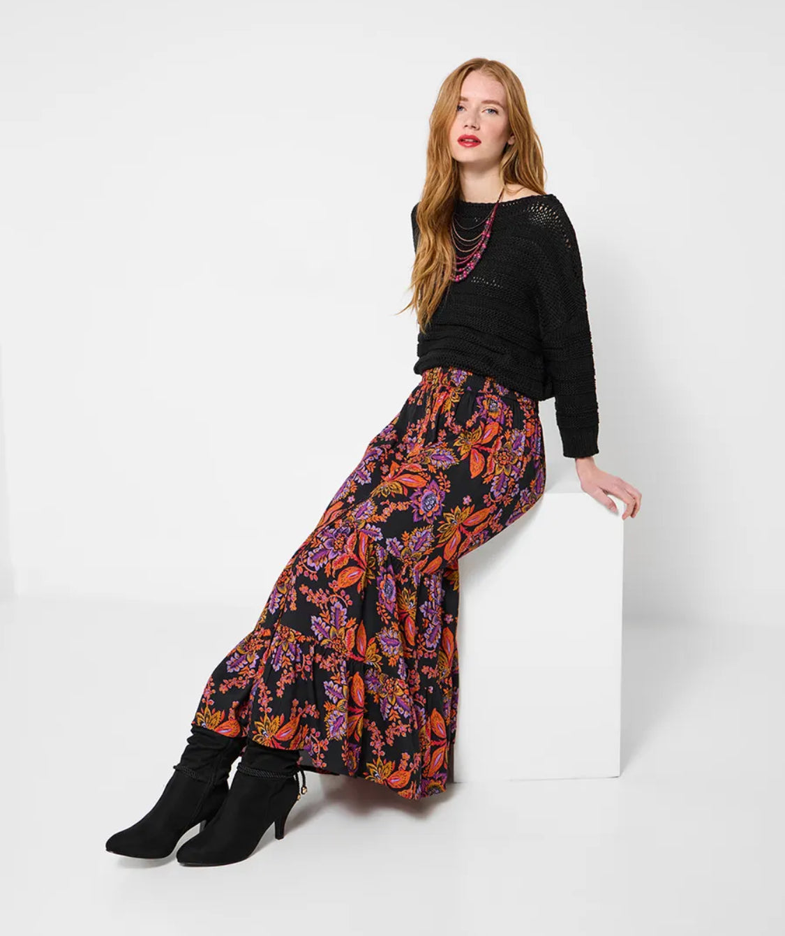 Joe Browns - Fabulous Florals Button Front Maxi Skirt