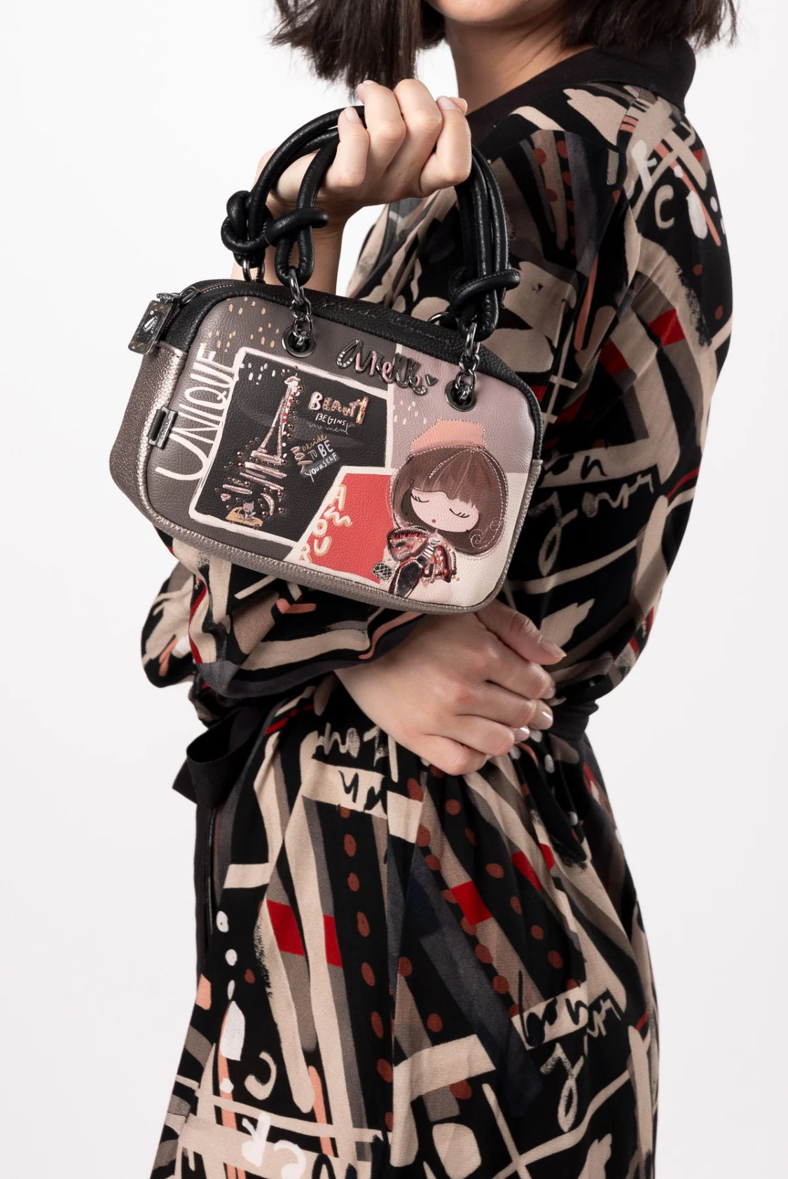 anekke - ‘Mademoiselle' Small Handbag with Shoulder Strap