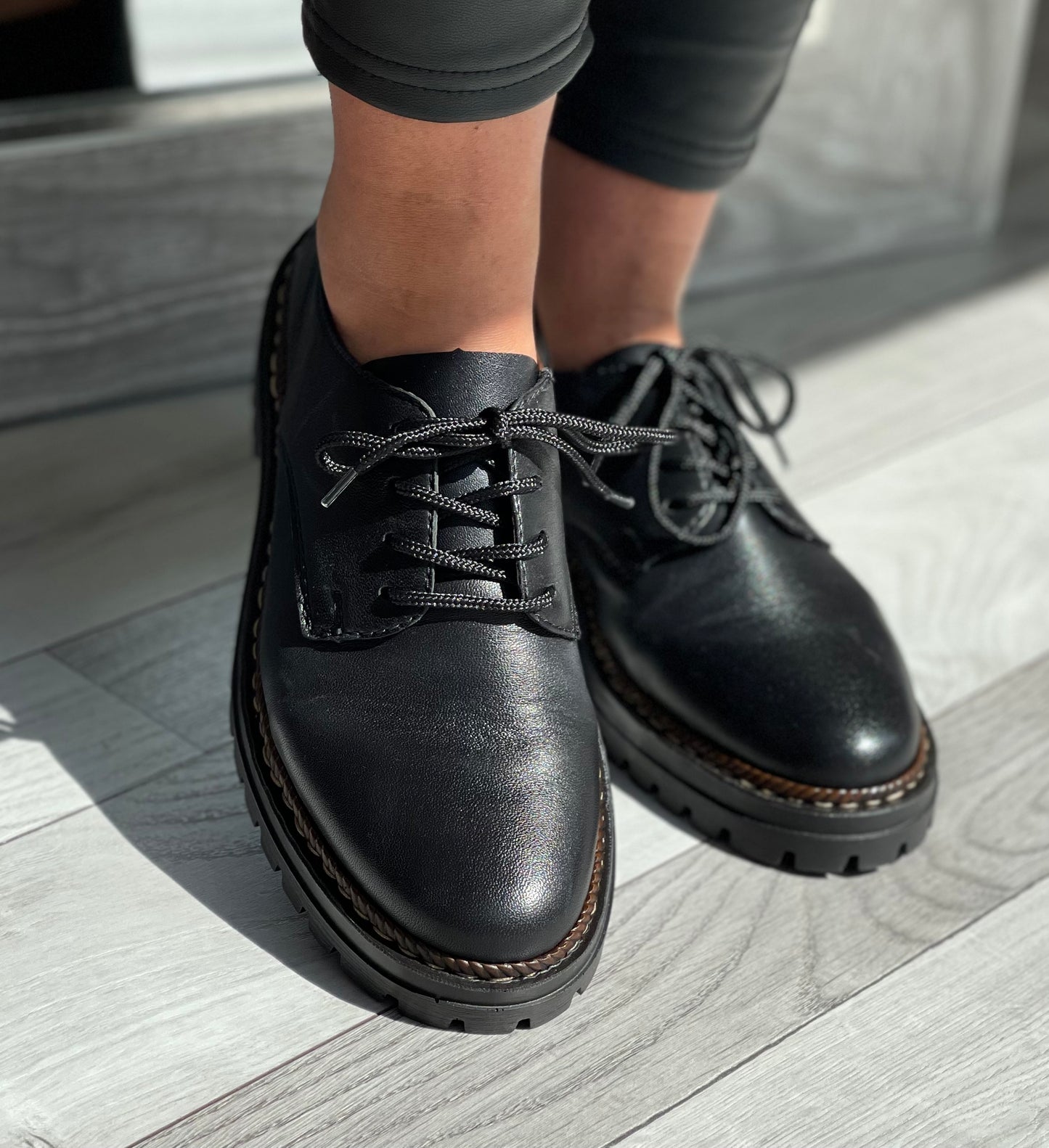 Rieker - Black Laced Shoe