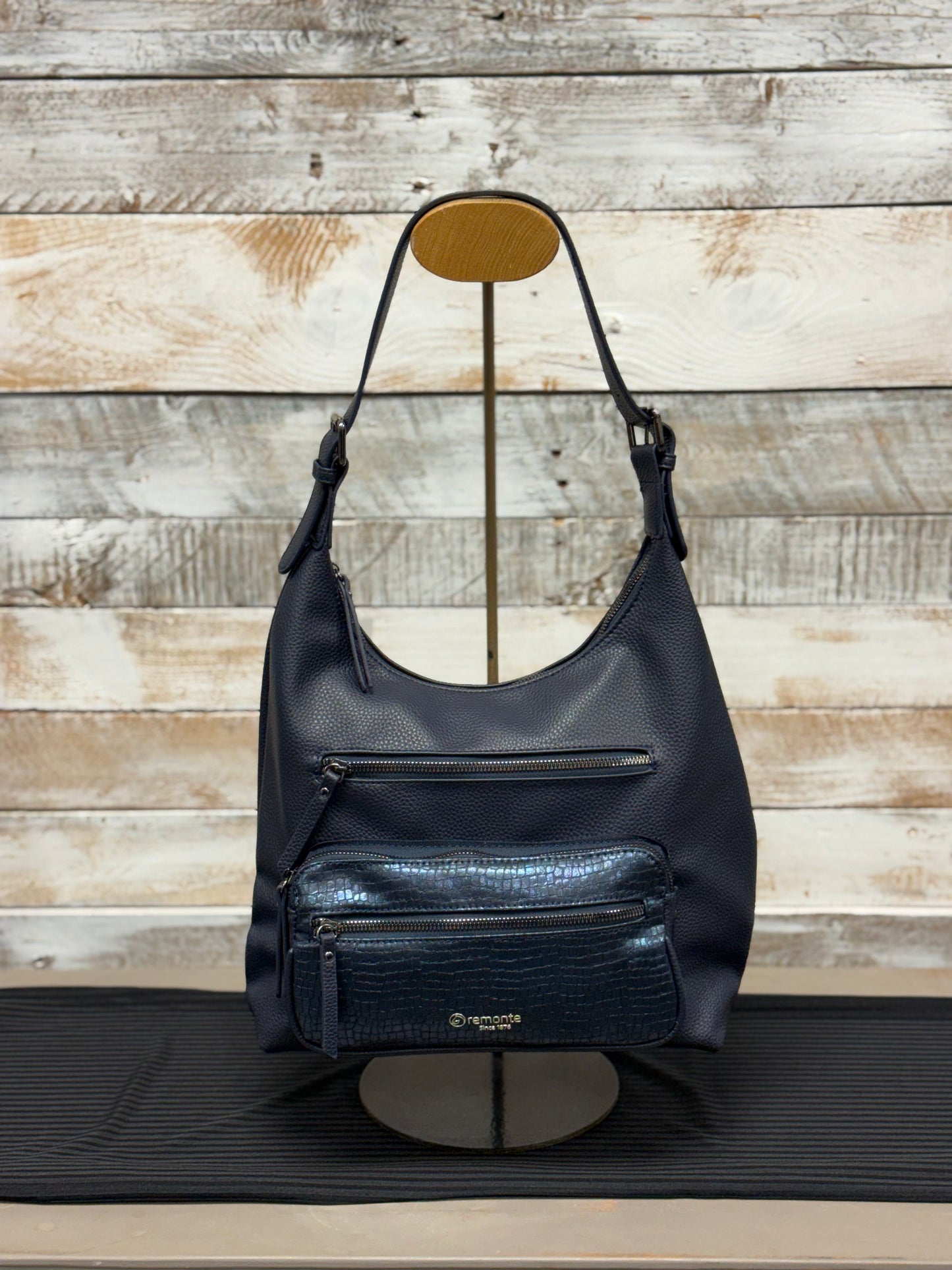 Remonte - Navy Zip Detail Handbag (Q0725-14)