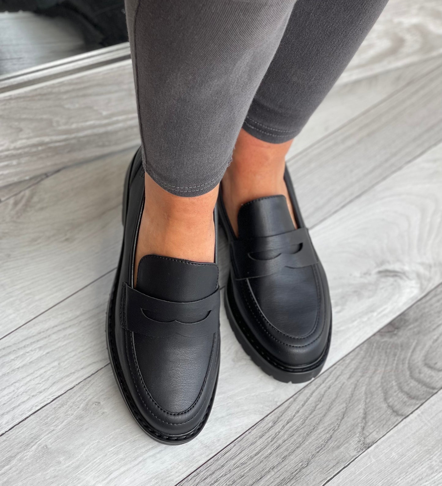 S Oliver - Matt Black Loafer