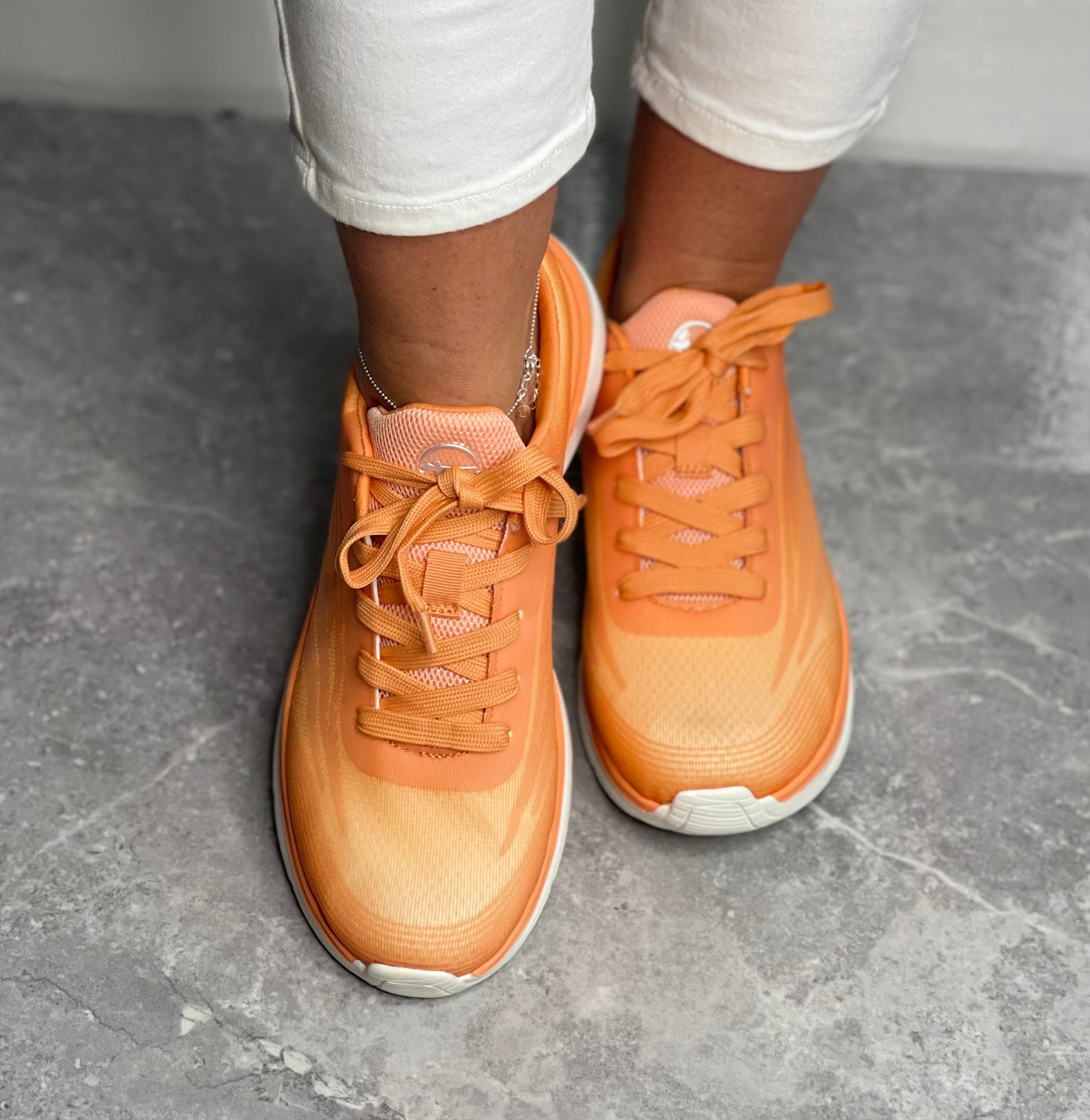 Tamaris Comfort - Orange Lightweight Trainer