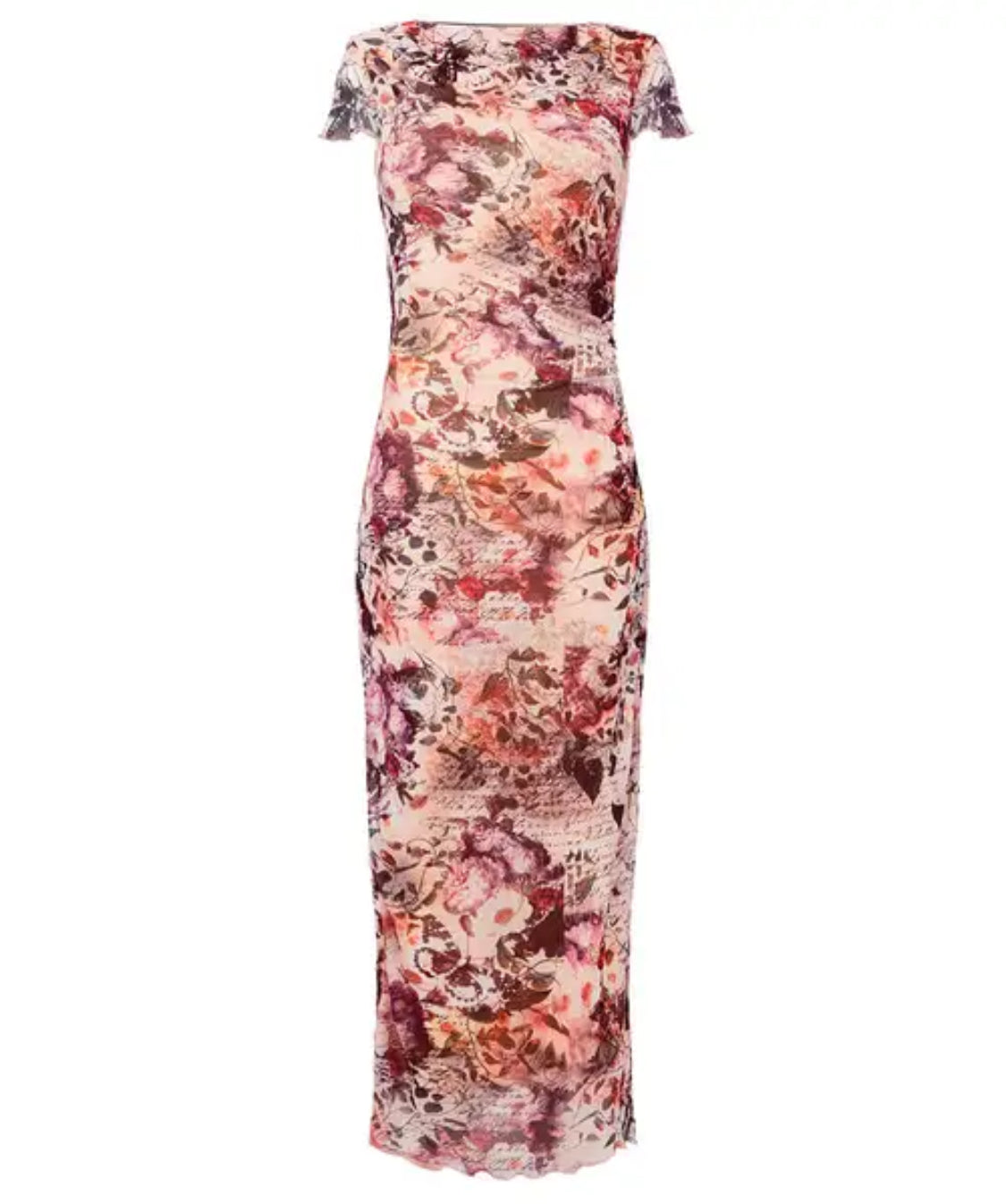 Joe Browns- Romantic Rose Stretch Mesh Maxi Dress