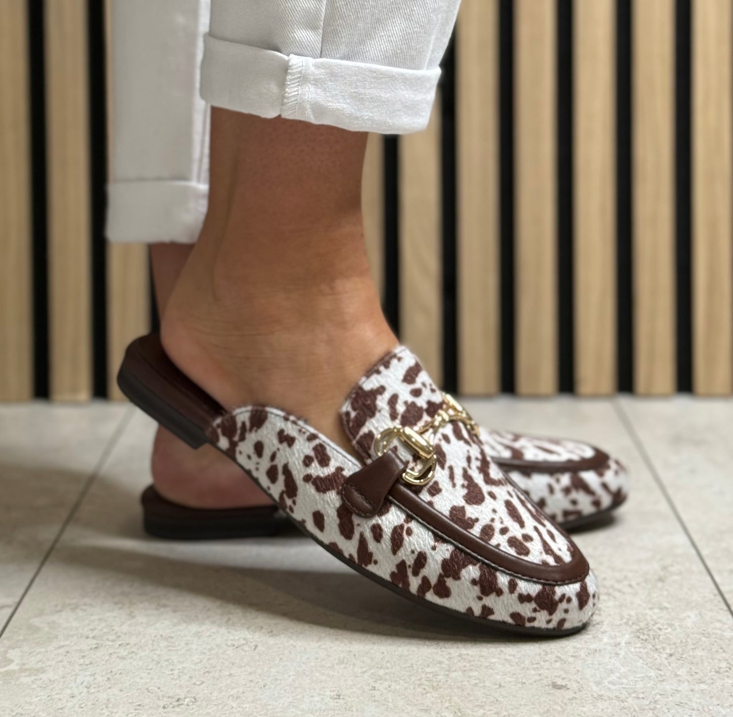 Marco Tozzi - Animal Print Mule