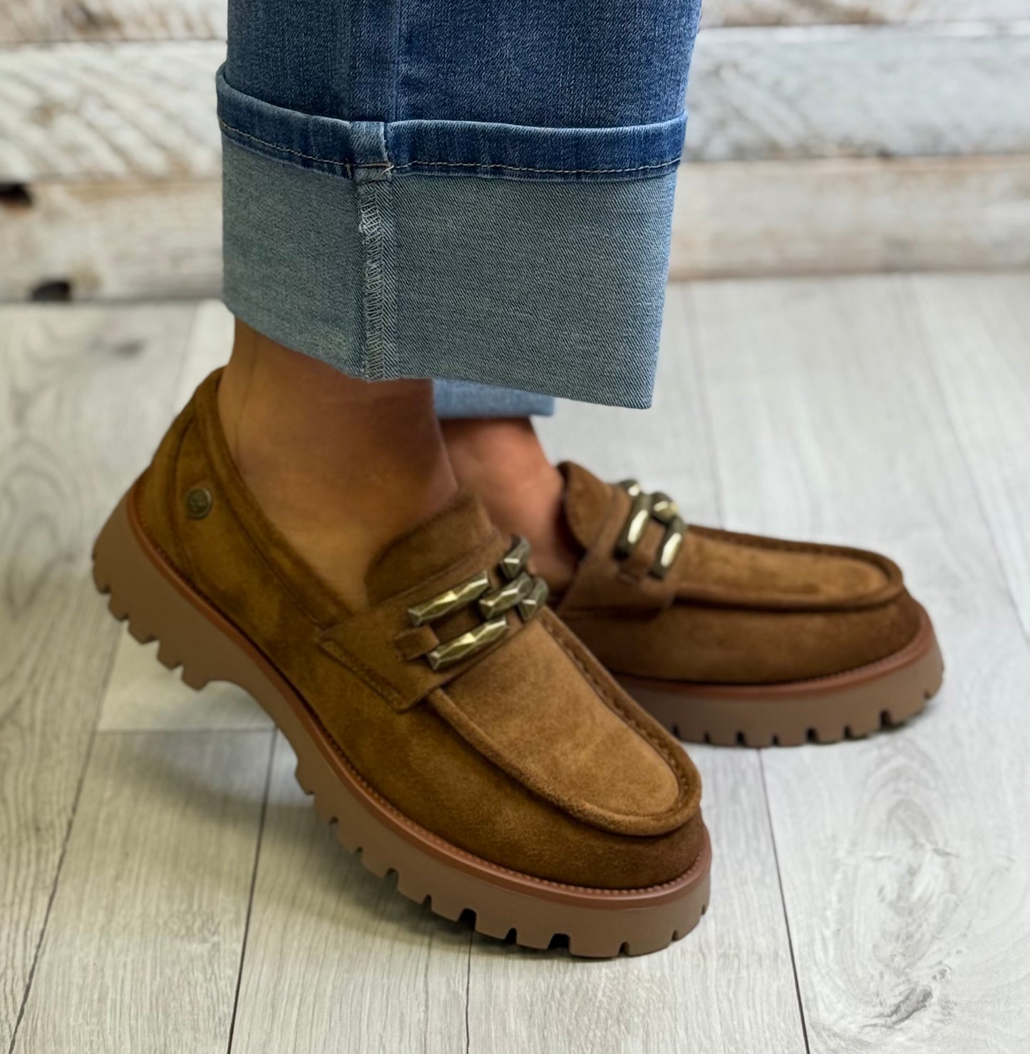 Xti - Camel Chunky Loafer (144459)