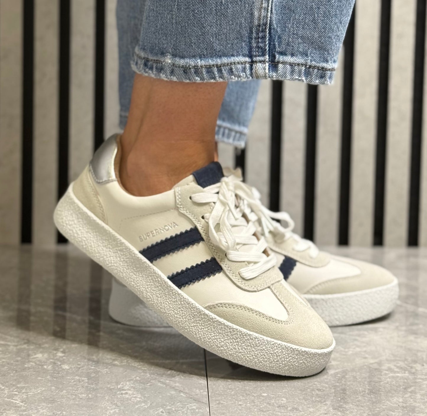 Drilleys- 'Seventy Nine’ Cadet Leather Trainer