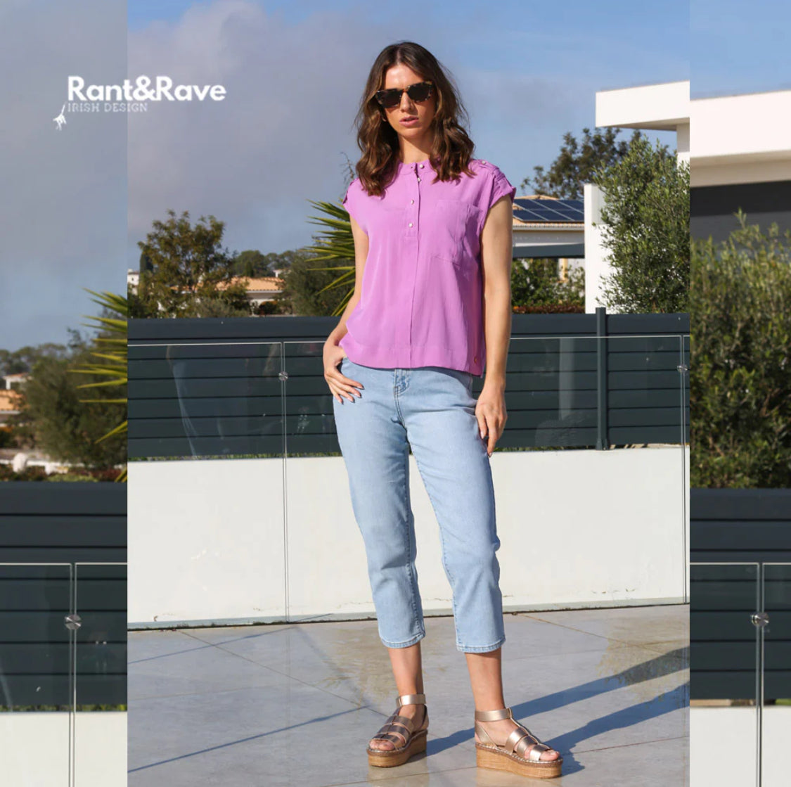 Rant & Rave - 'Fernanda' Purple Top