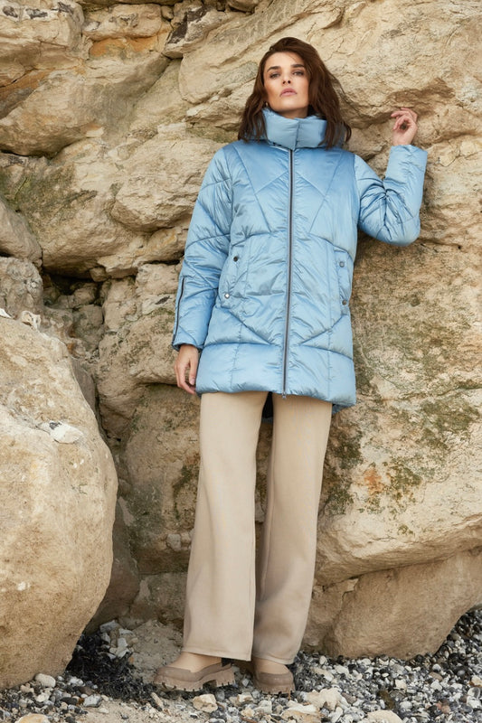 Frandsen - Ice Blue Padded Technical Down Coat