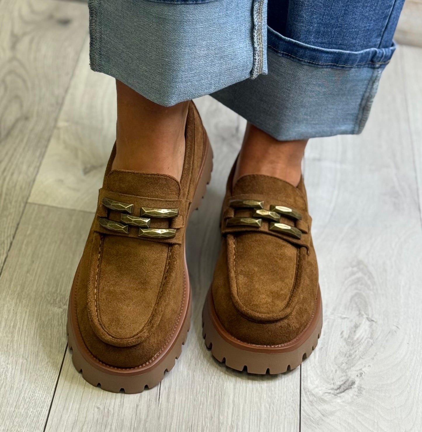 Xti - Camel Chunky Loafer (144459)