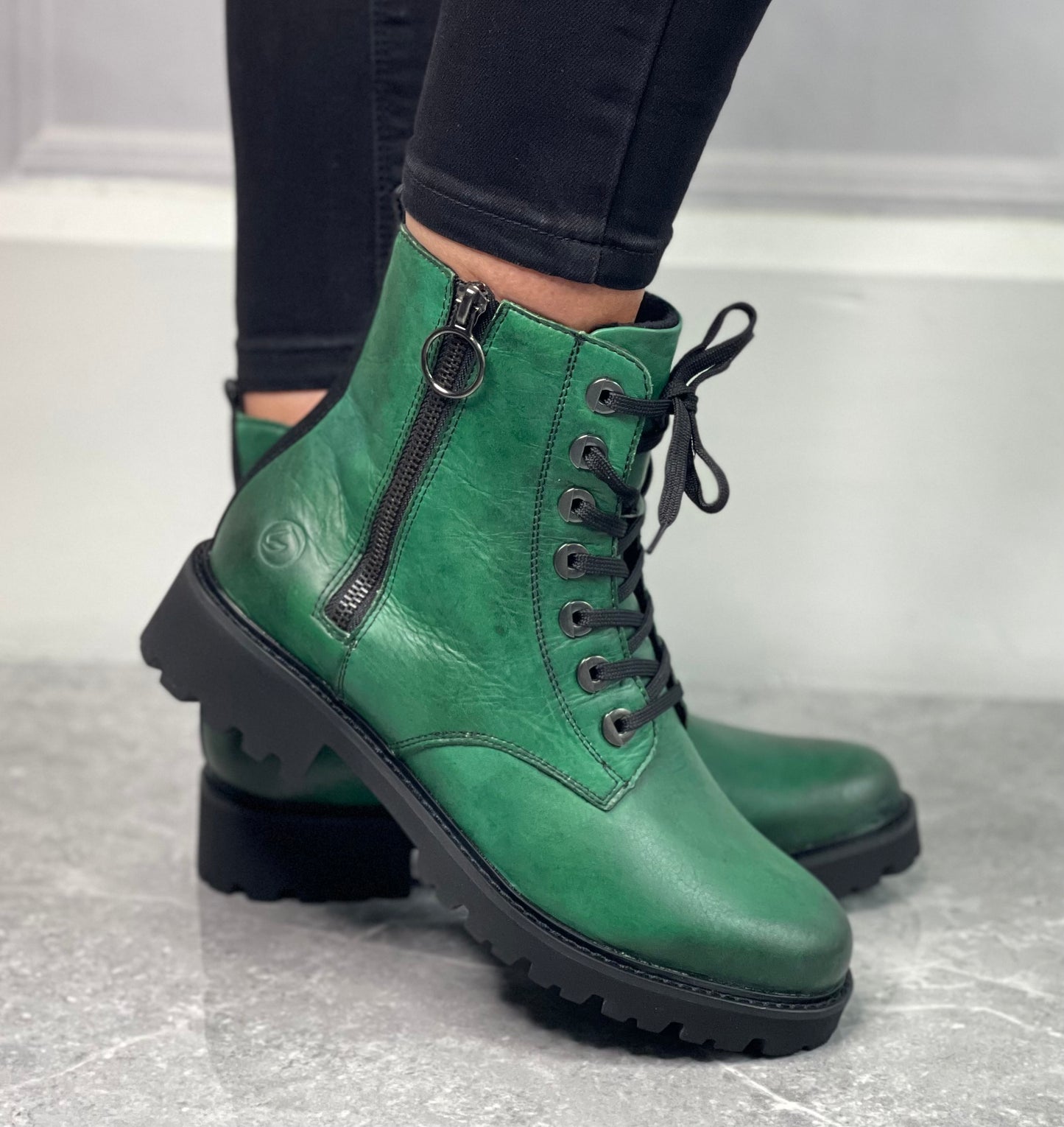 Remonte - Green Leather Boot