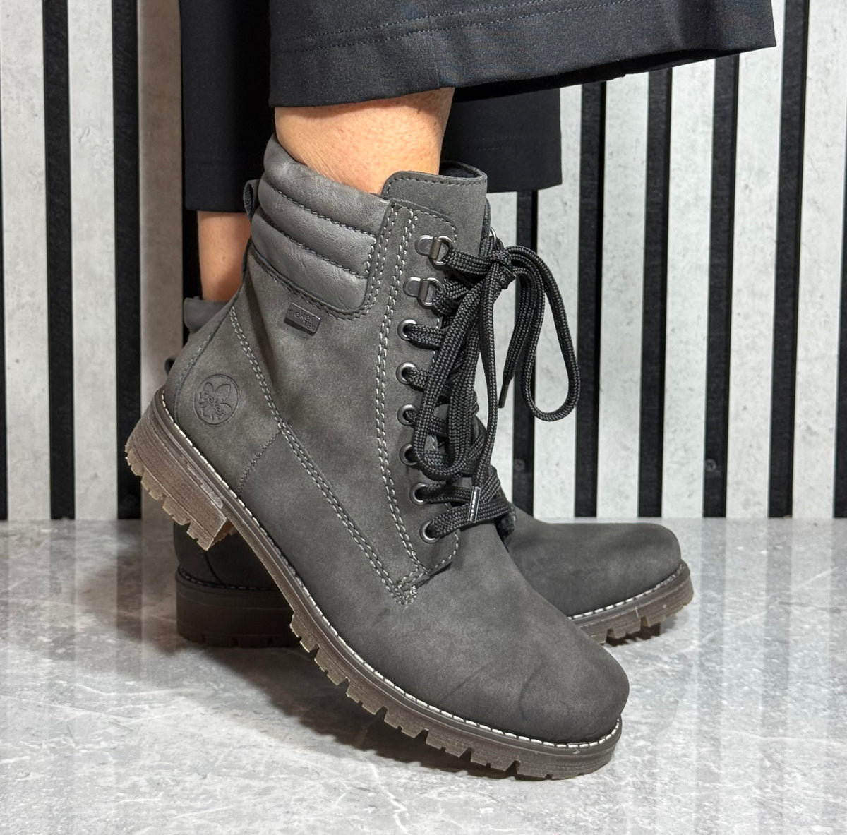 Rieker - Dark Grey 'TEX' Boot