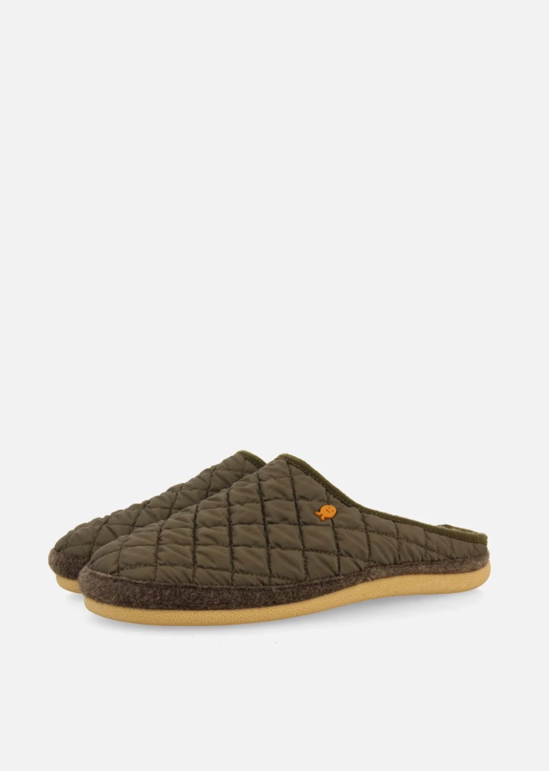Hot Potatoes - Stafford Khaki Mens Mule Slipper