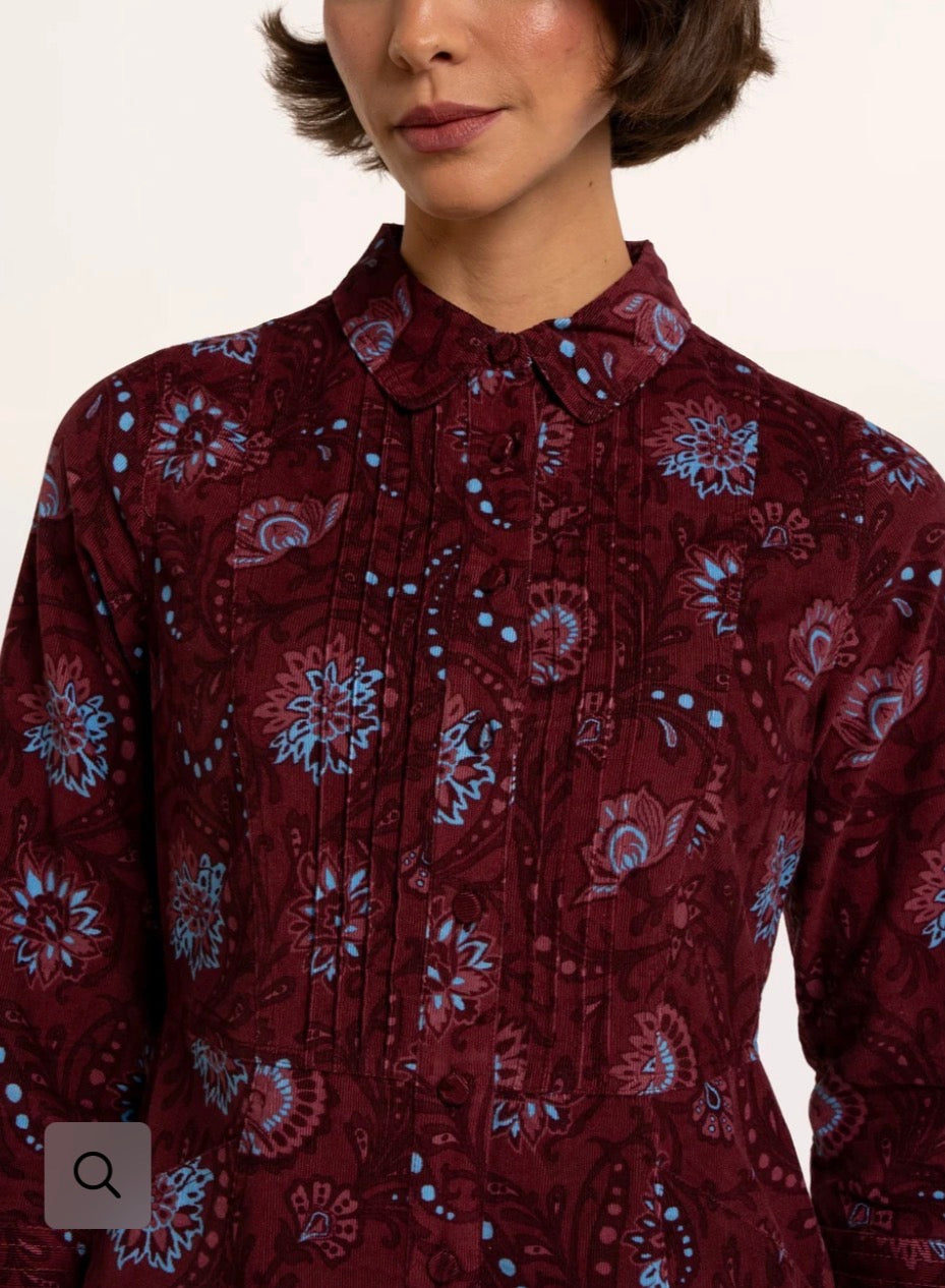 Brakeburn - Burgundy ‘Ash’ Dress