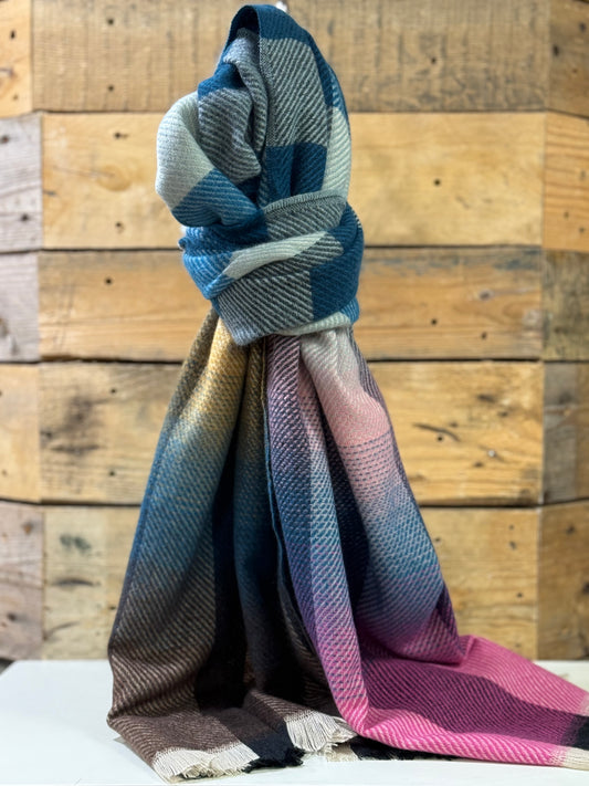 hannah k - Turquoise Mix Scarf