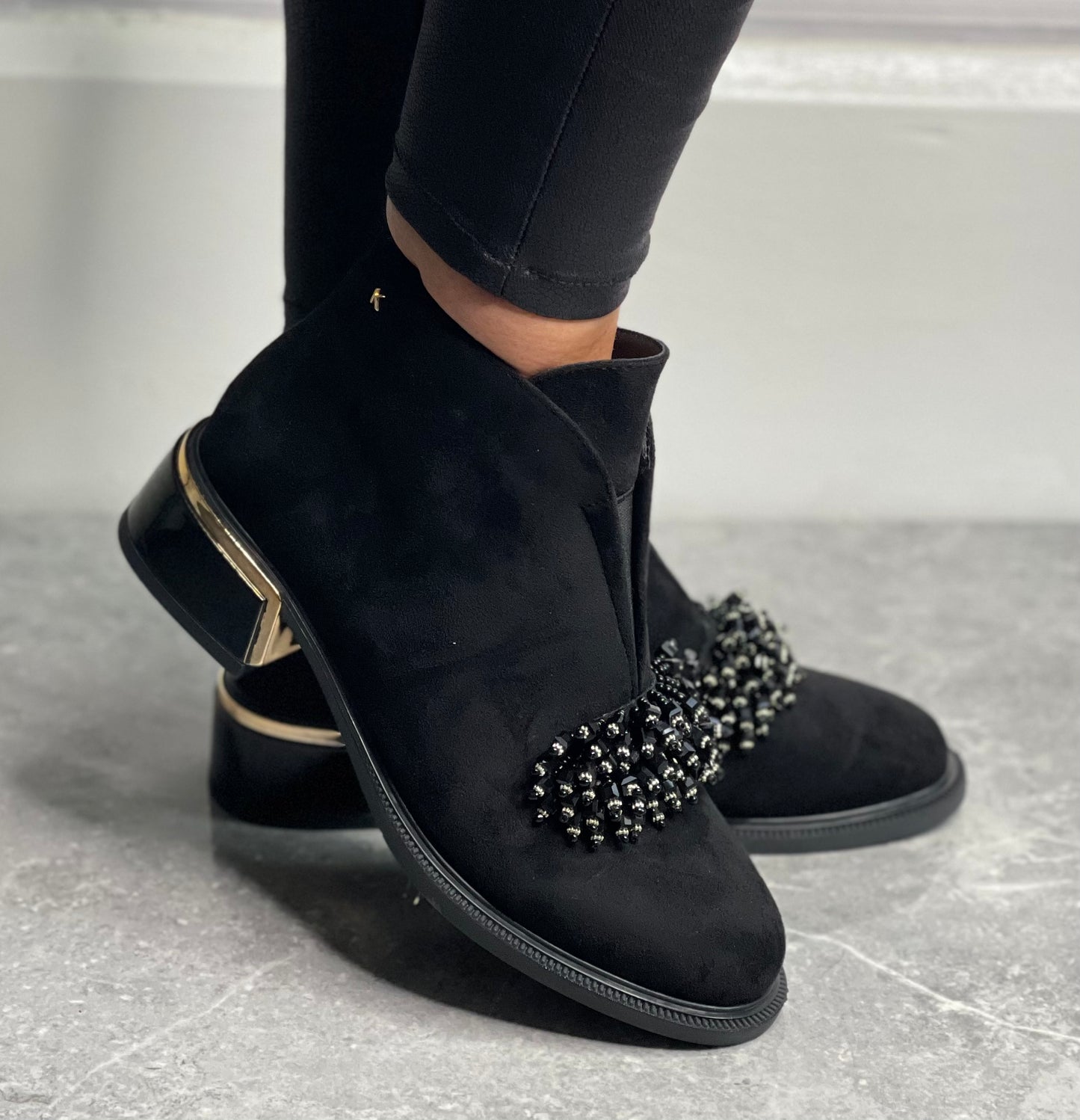 Kate Appleby - 'Callington' Schwarz Tassle Boot