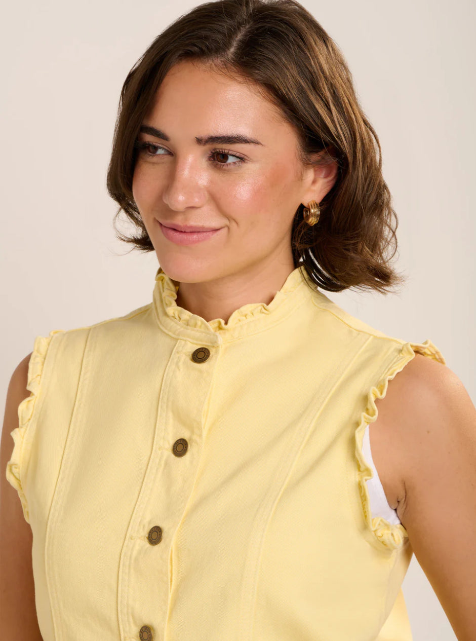 Brakeburn - Mariposa Denim Waistcoat.