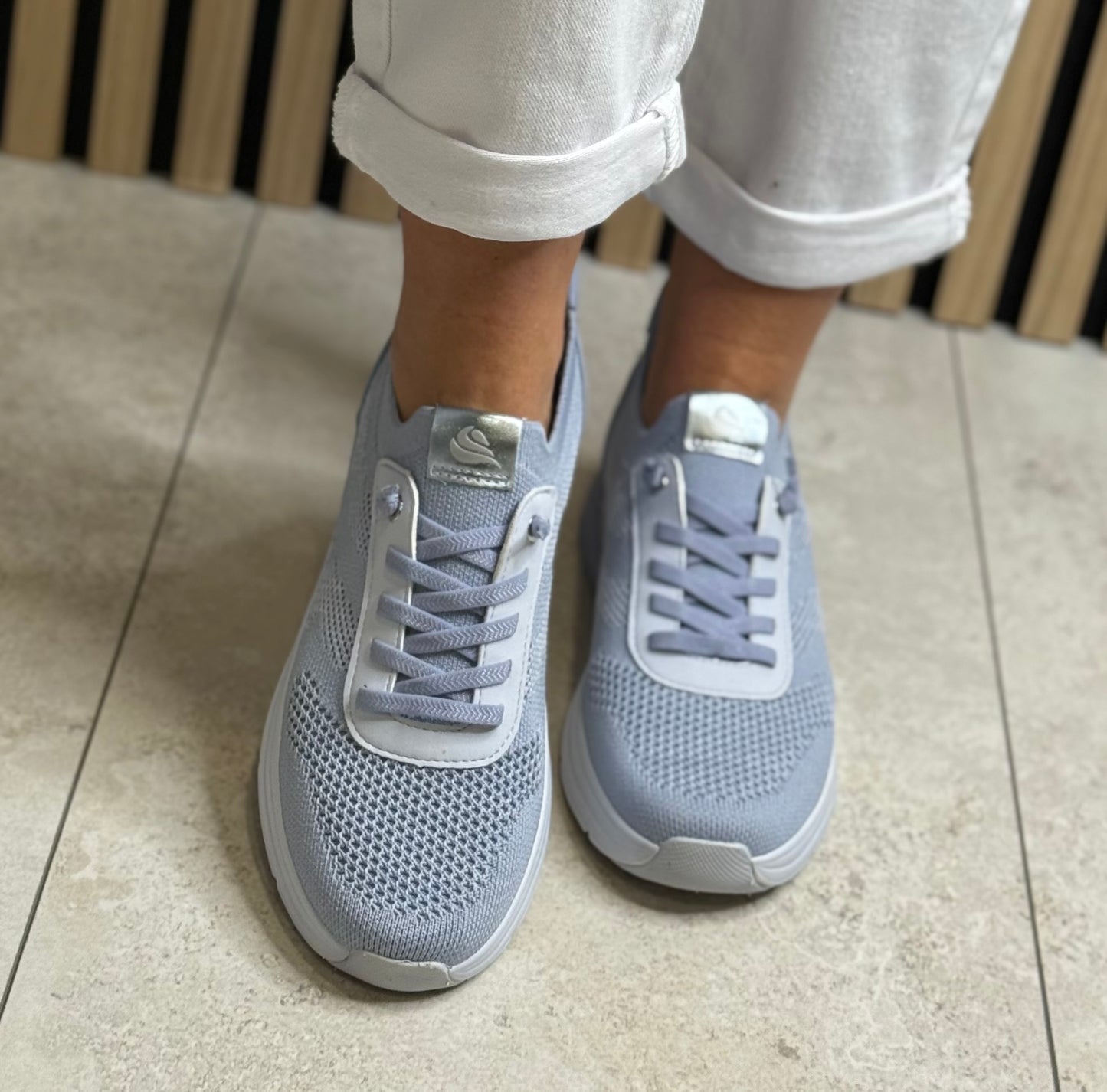 Jana - Denim Lightweight Sock Trainer