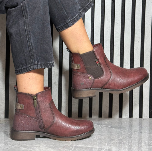 Mustang - Bordeaux Chelsea Boot