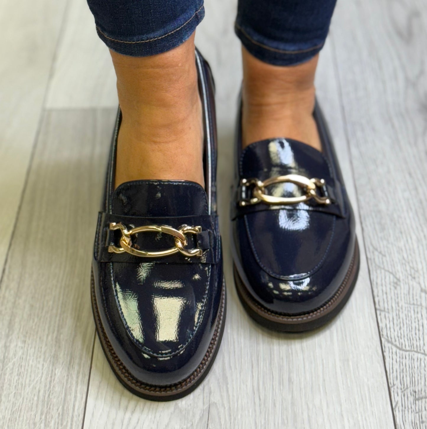 Zanni & Co - 'Phan Thet One' Cobalt Patent Loafer