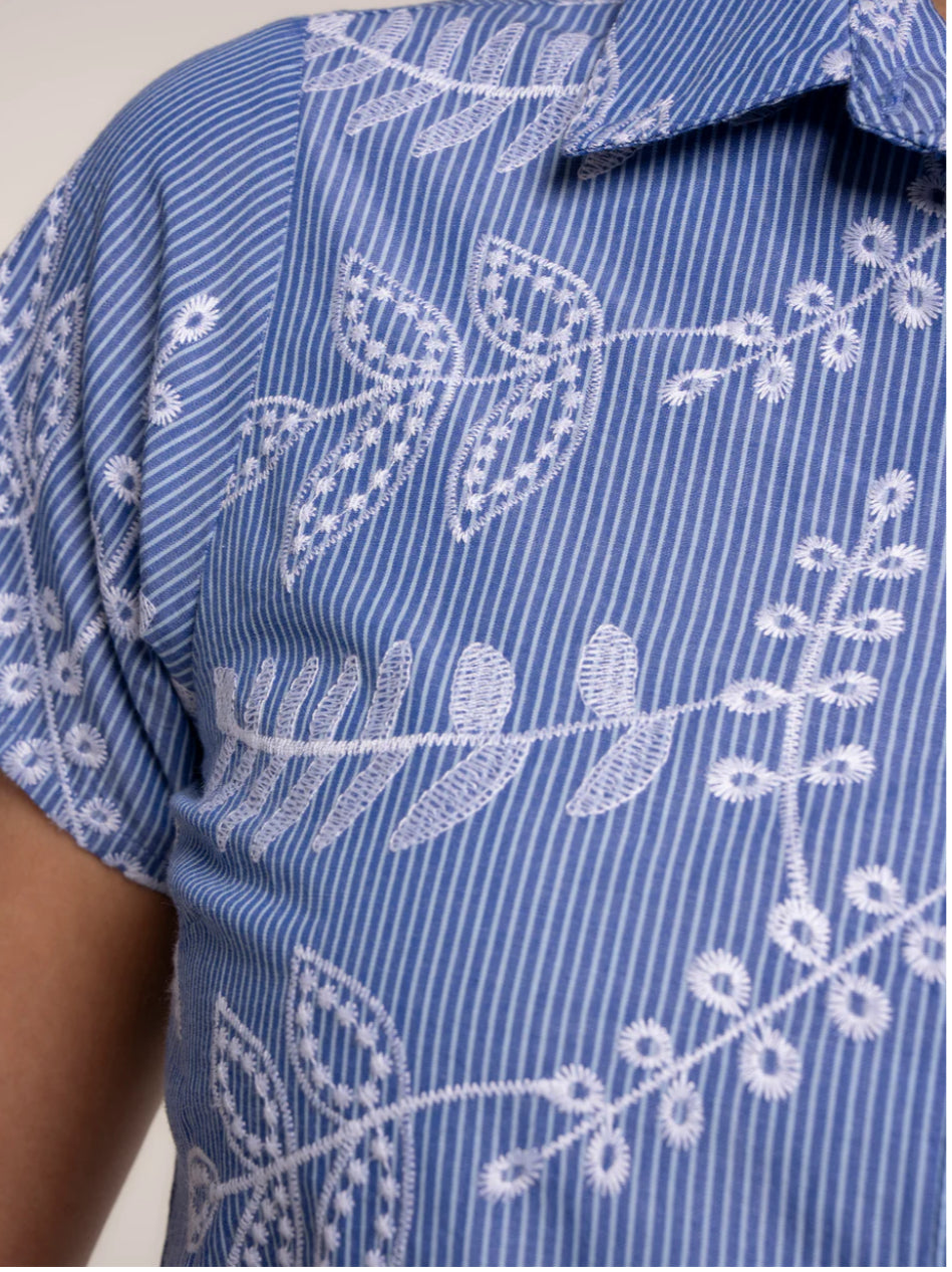 Brakeburn - Kesha Embroidered Blouse.