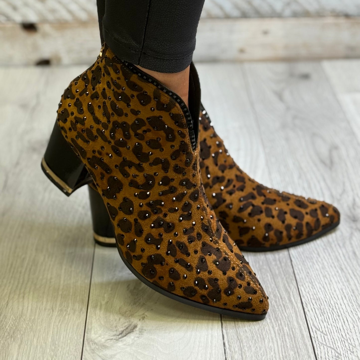 Kate Appleby - ‘Beaumaris' Jaguar Sparkle Ankle Boot