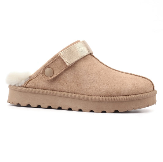 Lunar - 'Odessa' Mink Slipper