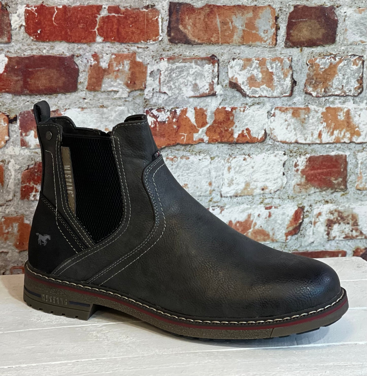 Mustang Mens - Graphite Chelsea Boot