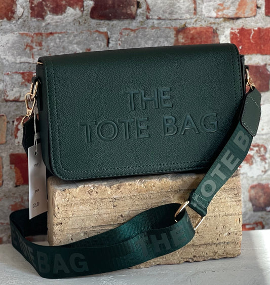 hannah k - Bottle Green 'Tote' Crossbody