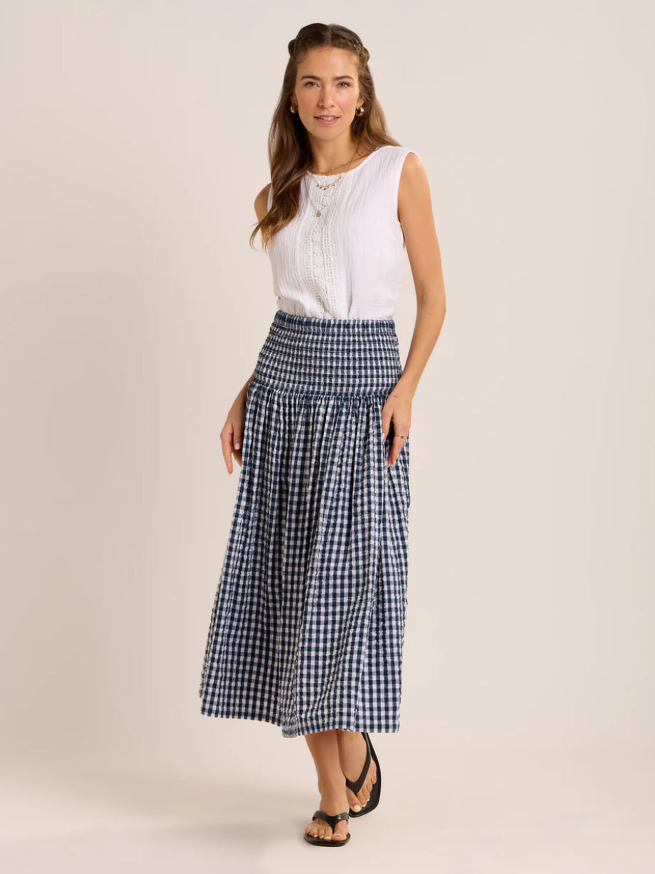 Brakeburn - Lilly Double Cloth Sleeveless Blouse.