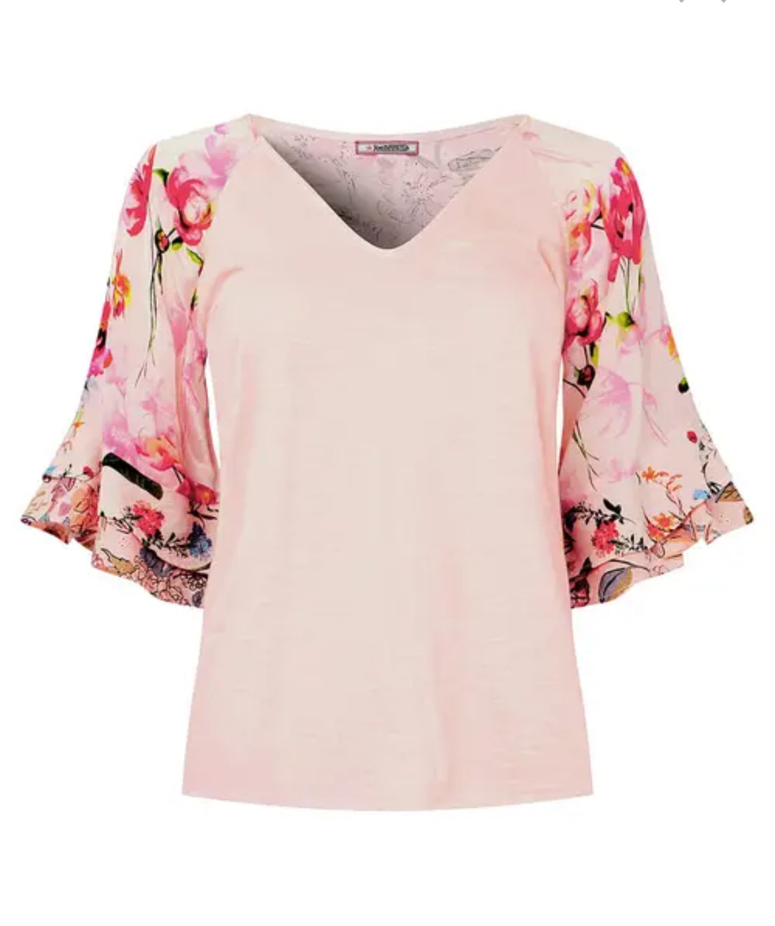 Joe Browns- Fancy Floral Mix V-Neck Top