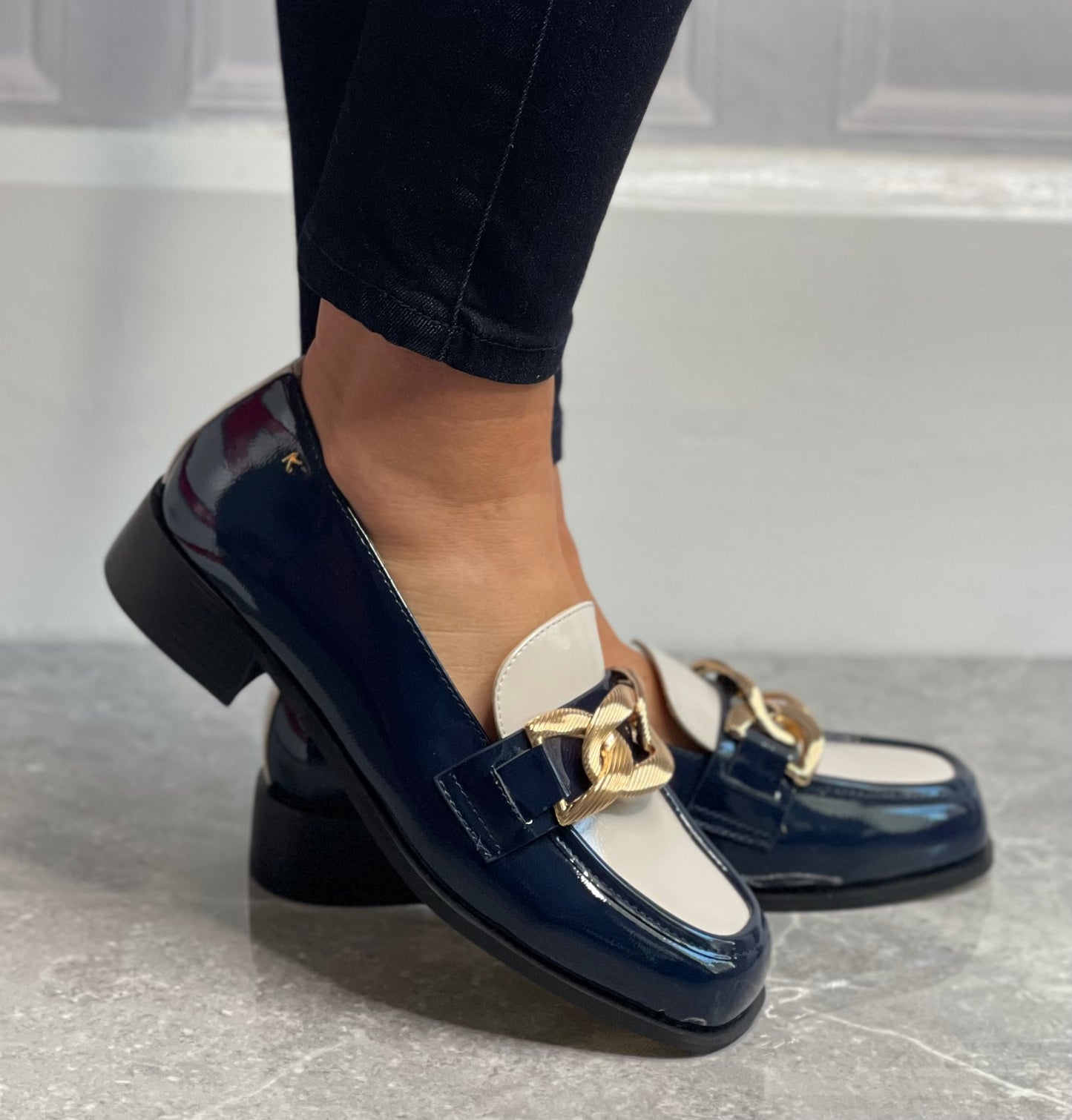 Kate Appleby - ‘Thamesest’ Sapphire Mix Loafer