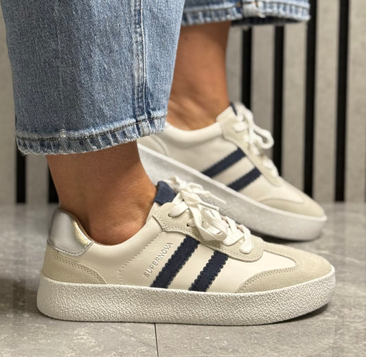 Drilleys- 'Seventy Nine’ Cadet Leather Trainer