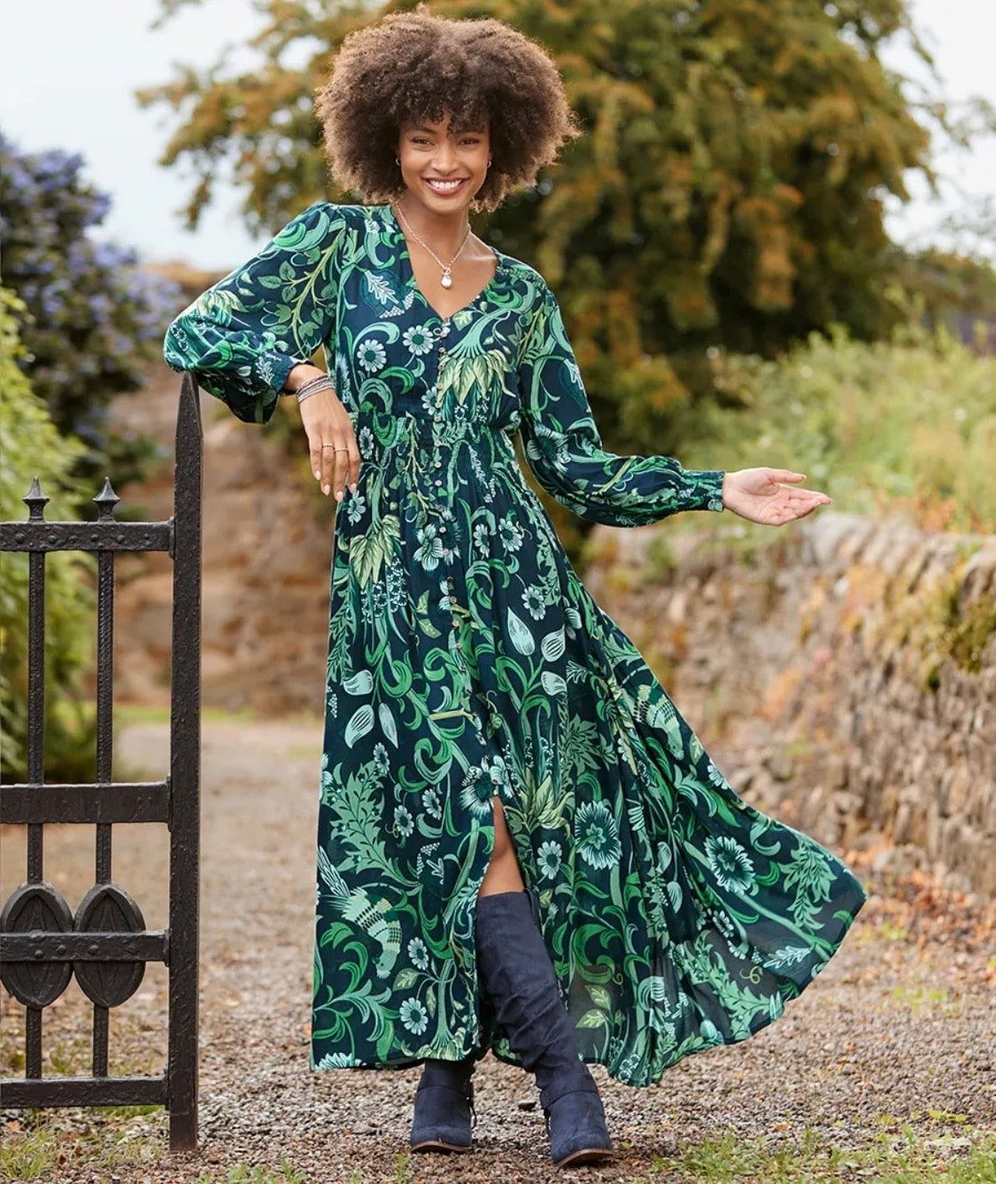 Joe Browns - Florence Long Sleeve Maxi Dress