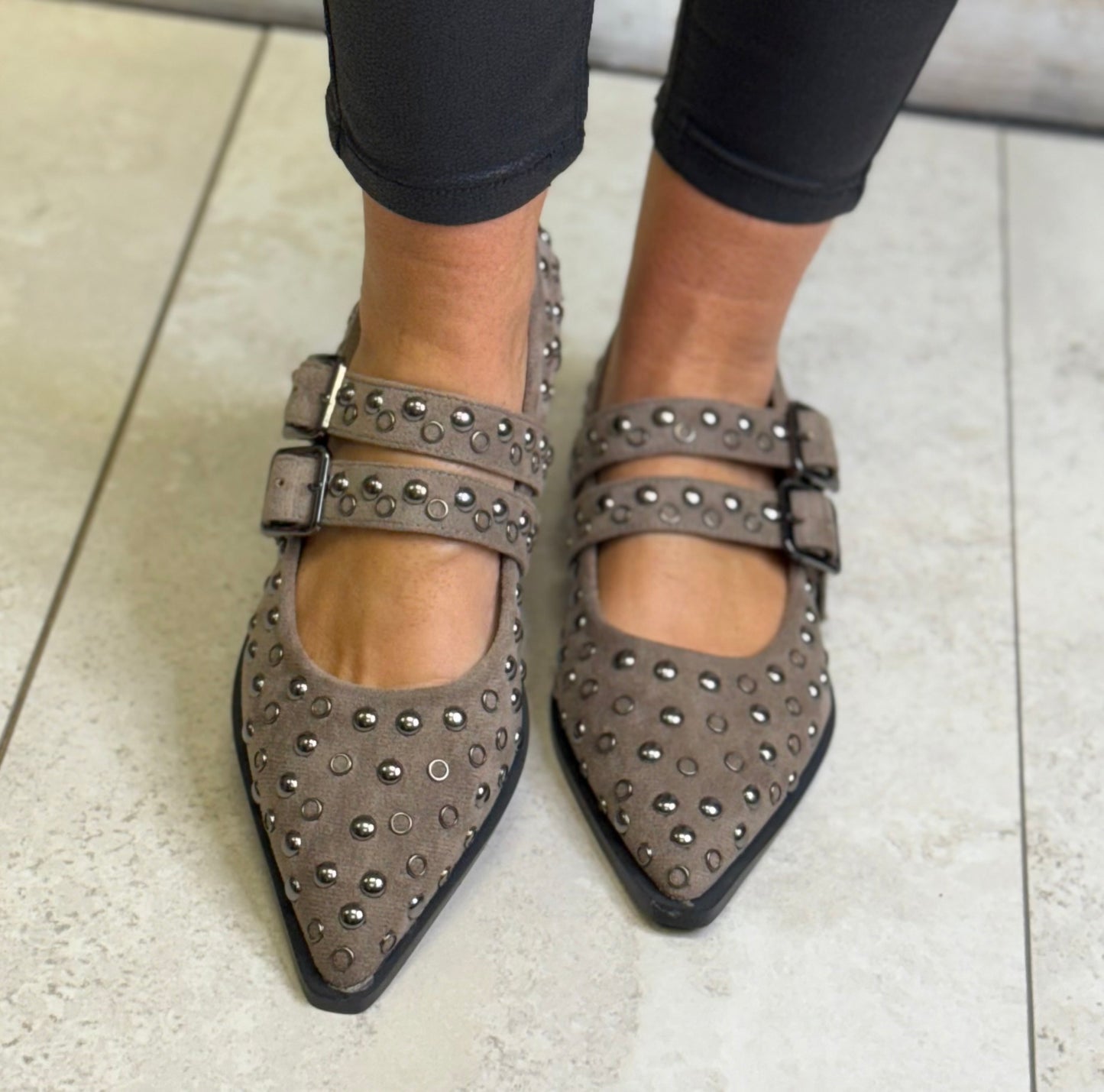 Una Healy - 'Think Of Me' Cordoba Bullet Stud Shoe