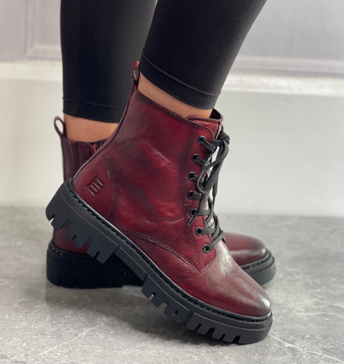 Bagatt- Bordeaux Leather Boot