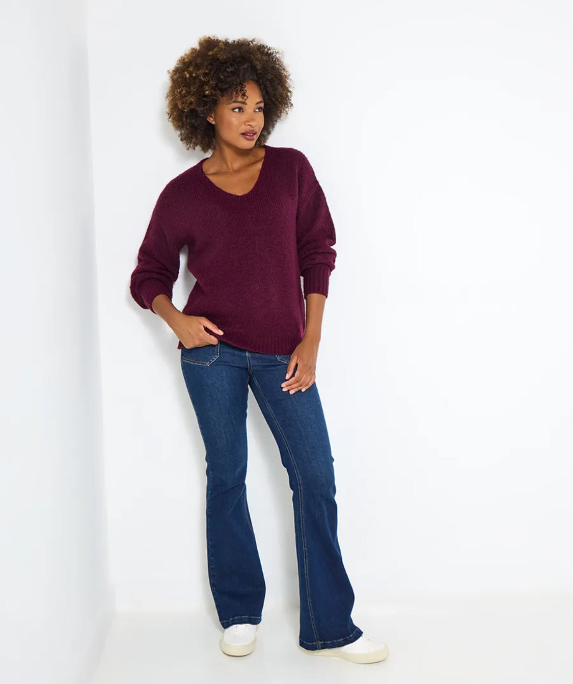 Joe Browns - Oh So Cosy Jumper In Berry