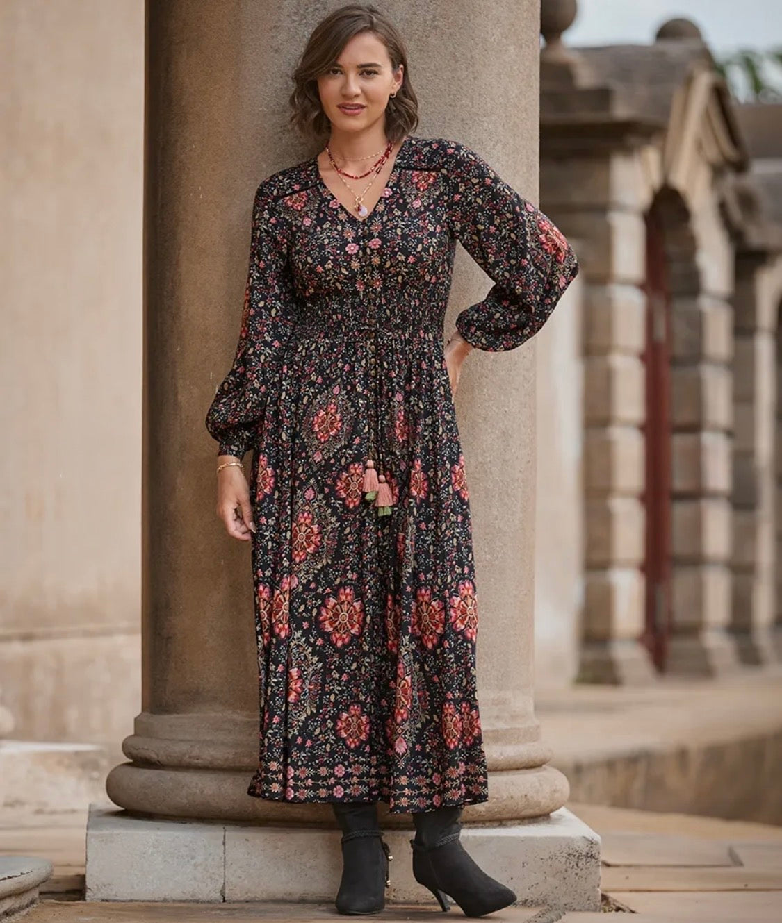 Joe Browns -  Boho Dreams Long Sleeve Maxi Dress