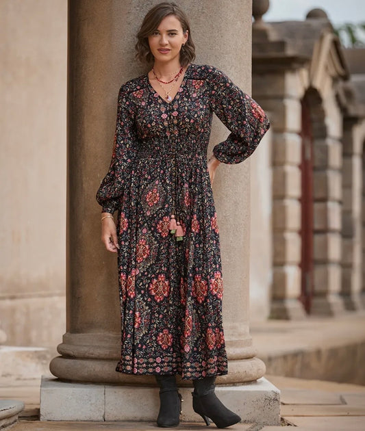 Joe Browns -  Boho Dreams Long Sleeve Maxi Dress