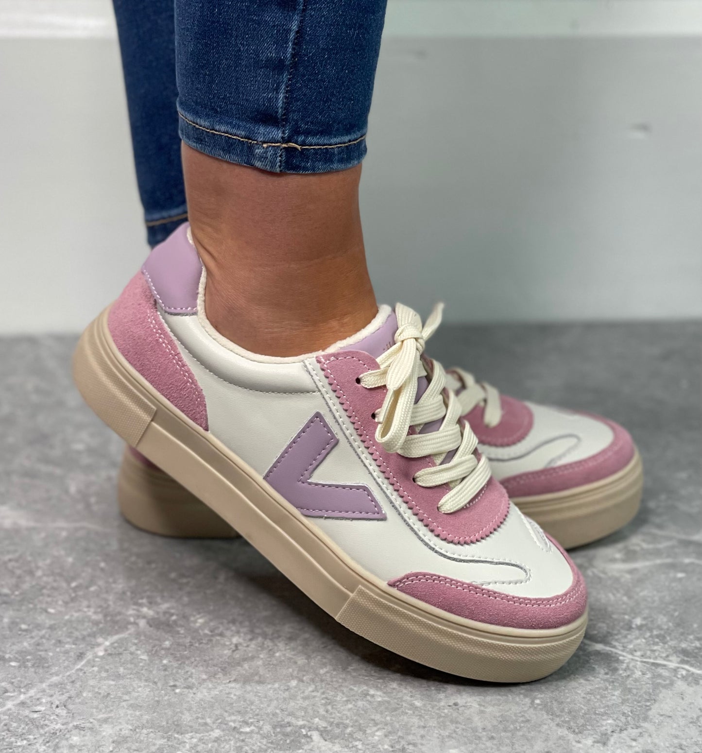 Drilleys- 'Eighty' Mystic Lilac Trainer