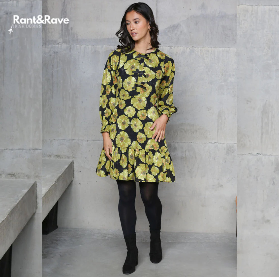 Rant & Rave - ‘Daina’ Lime Dress