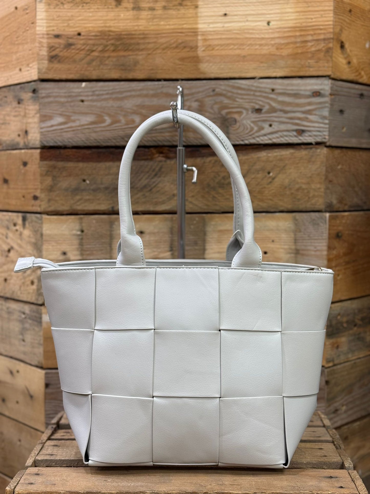 hannah k - 'Laura' Light Grey Handbag