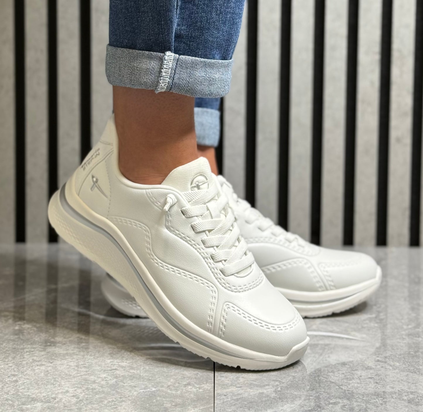 Tamaris Comfort - White 'Step In' Trainer